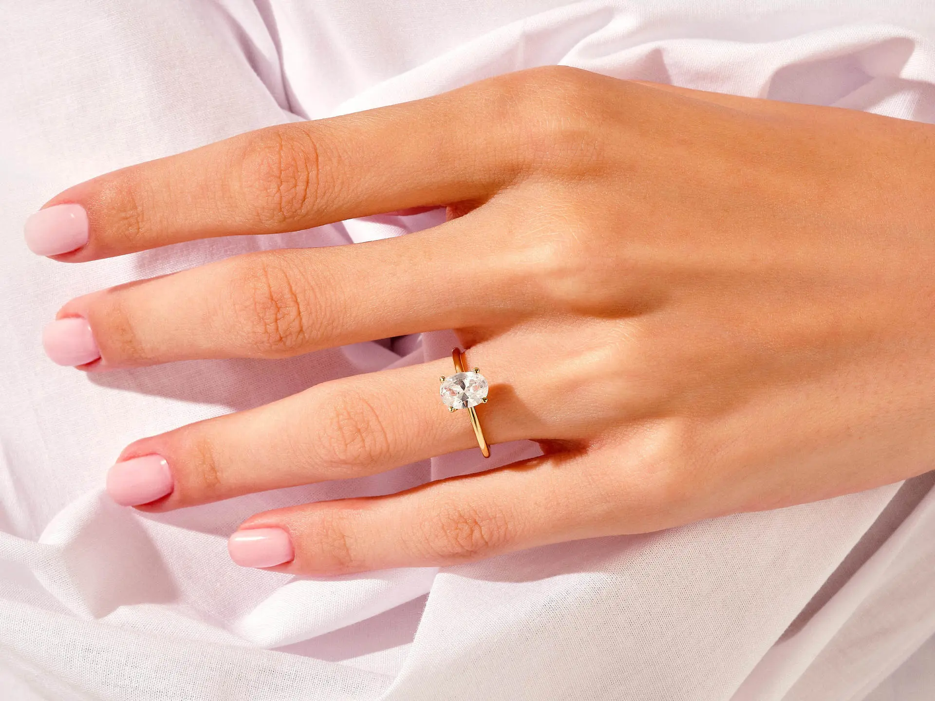 925 Sterling Silver Ring with 5CT D Color Moissanite - 图片 6