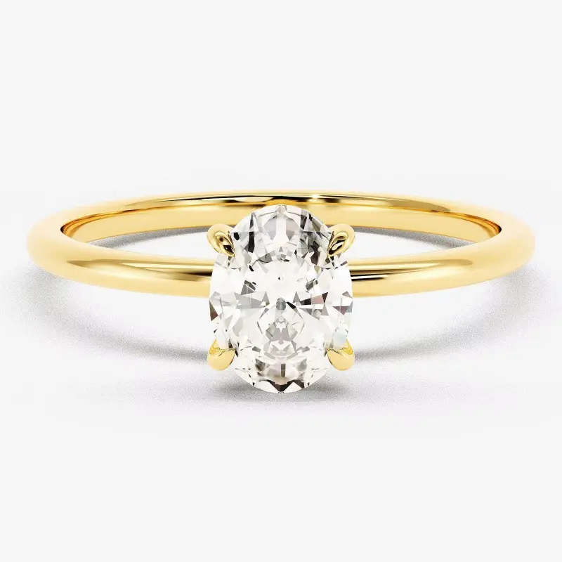 925 Sterling Silver Ring with 5CT D Color Moissanite - 图片 7